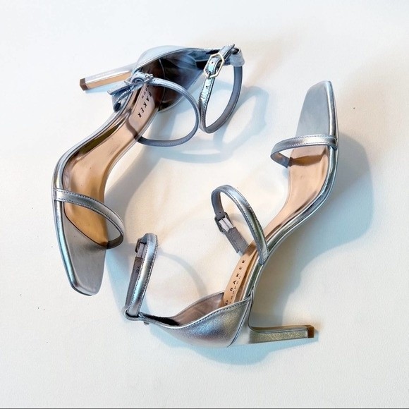 Ted Baker Triam Silver Triple Strap Sandal Size 39.5 - Picture 7 of 16